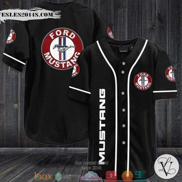 Ford Mustang Jersey Baseball Shirt