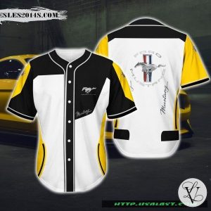 Ford Mustang Logo Baseball Jersey Shirt