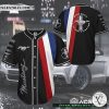 Ford Mustang Red White Blue Baseball Jersey Shirt