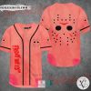 Friday the 13th Jason Voorhees Horror Movie Pink Baseball Jersey