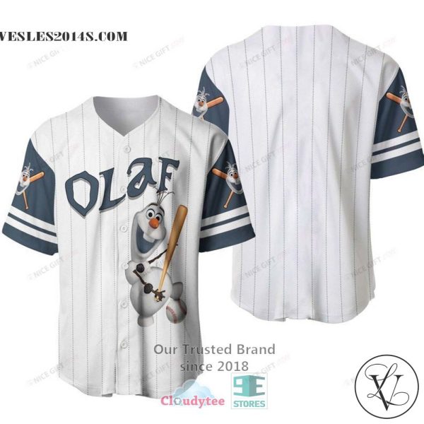 Frozen Olaf Baseball Jersey Shirt