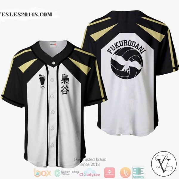 Fukurodani Haikyuu Baseball Jersey Shirt