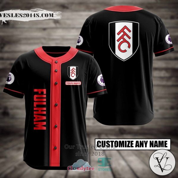 Fulham Custom Name Baseball Jersey Shirt