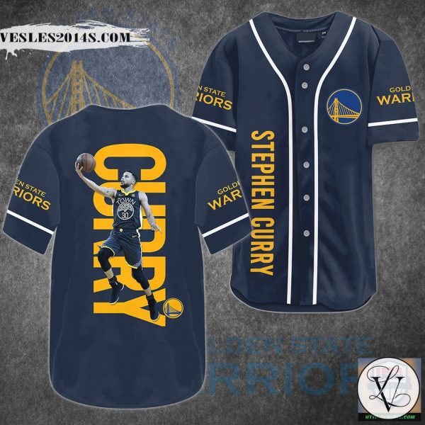 GSW Stephen Curry Baseball Jersey Shirt