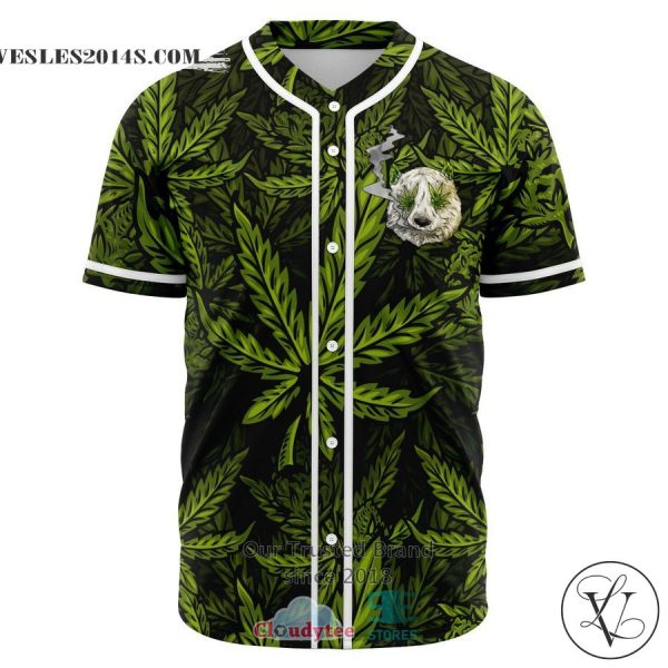 Ganda Panda Cannabis Baseball Jersey