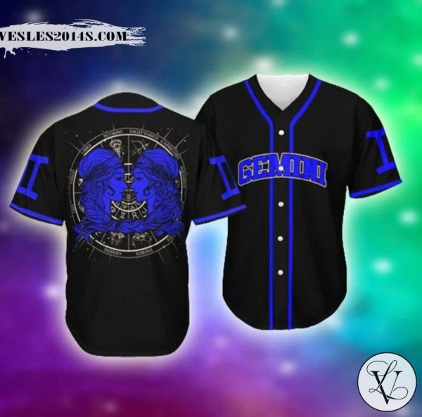 Gemini Zodiac Baseball Jersey
