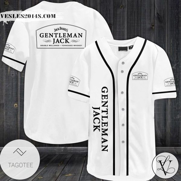 Gentleman Jack White Baseball Jersey