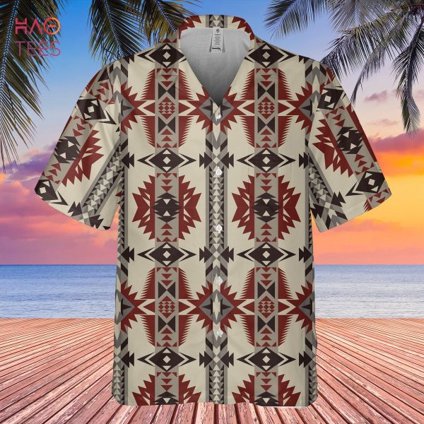 Geometric Seamless Hawaiian Shirt 3D