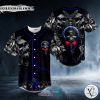 Ghost Butterfly Skull Baseball Jersey