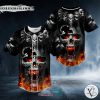 Ghost Rider Fire Skull Baseball Jersey