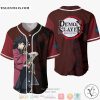 Giyu Tomioka Demon Slayer Red Baseball Jersey Shirt