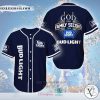 God First Family Second Then Bud Light blue Baseball Jersey