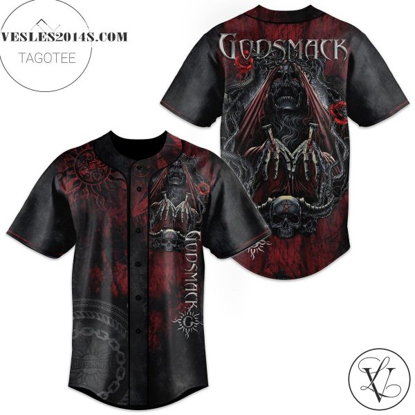 Godsmack Baseball Jersey 3d All Over Printed