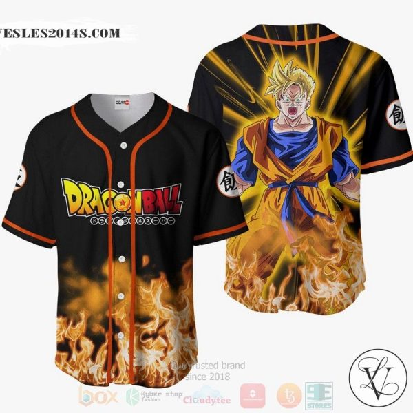 Gohan Super Saiyan Dragon Ball Anime Baseball Jersey