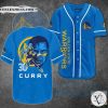 Golden State Warriors 30 Curry Baseball Jersey Shirt