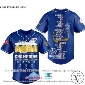 Golden State Warriors Champions 2022 Baseball Jersey