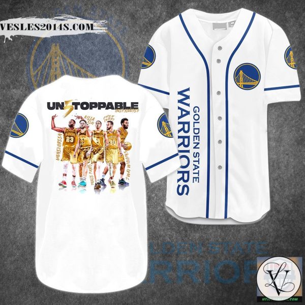 Golden State Warriors Unstoppable Team Baseball Jersey Shirt