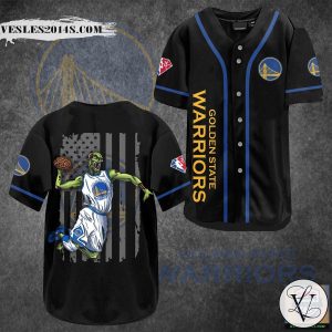 Golden State Warriors Zombies Baseball Jersey Shirt