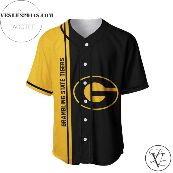 Grambling State Tigers Baseball Jersey Half Style – NCAA