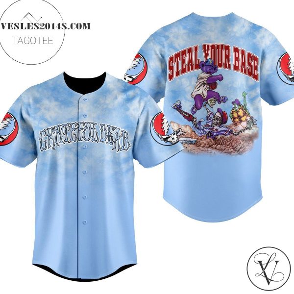 Grateful Dead Baseball Jersey 3d All Over Printed