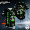 Green Amazing Skull Custom Baseball Jersey