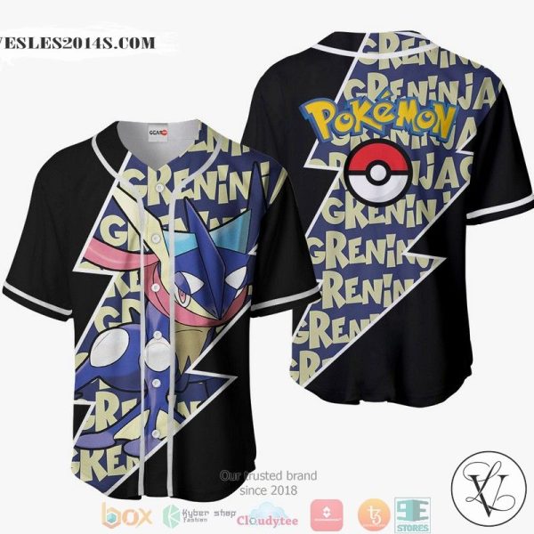 Greninja Pokemon Baseball Jersey Shirt