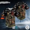 Grim Reaper Bow Hunting Skull Custom Baseball Jersey