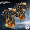 Grim Reaper Dead Racer Skull Baseball Jersey
