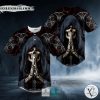 Grim Reaper Praying Skull Baseball Jersey
