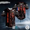 Grim Reaper Sand Clock Horned Skull Custom Baseball Jersey