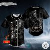 Grumpa Like A Regular Grandpa Only Grumpier Personalized Baseball Jersey
