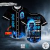Grumpy Old Man 9 Out Of 10 Voices Skull Custom Baseball Jersey