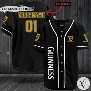 Guinness 1759 Personalized Baseball Jersey