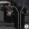 Guinness Beer Punisher Skull Baseball Jersey Shirt