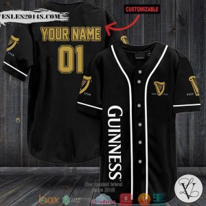 Guinness Custom Baseball Jersey Shirt