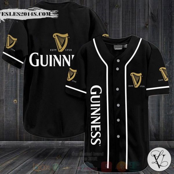 Guinness Est 1759 Baseball Jersey Shirt