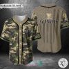Guinness United States Flag green camo Baseball Jersey