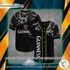 Guinness black camo Baseball Jersey