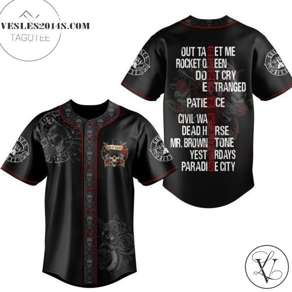Guns N’ Roses Band Baseball Jersey