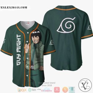 Guy Might Naruto Baseball Jersey Shirt