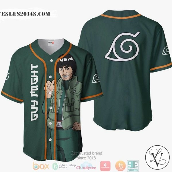 Guy Might Naruto Baseball Jersey Shirt