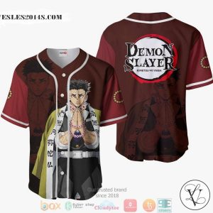 Gyomei Himejima Demon Slayer Baseball Jersey Shirt