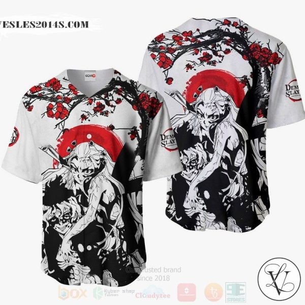 Gyutaro And Daki Kimetsu Anime Baseball Jersey Shirt