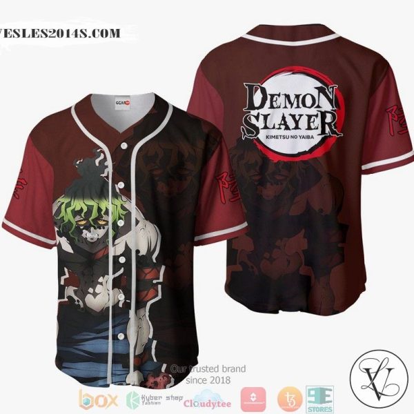 Gyutaro Demon Slayer Baseball Jersey Shirt