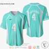Hajime Iwaizumi Haikyuu Cyan Blue Baseball Jersey Shirt
