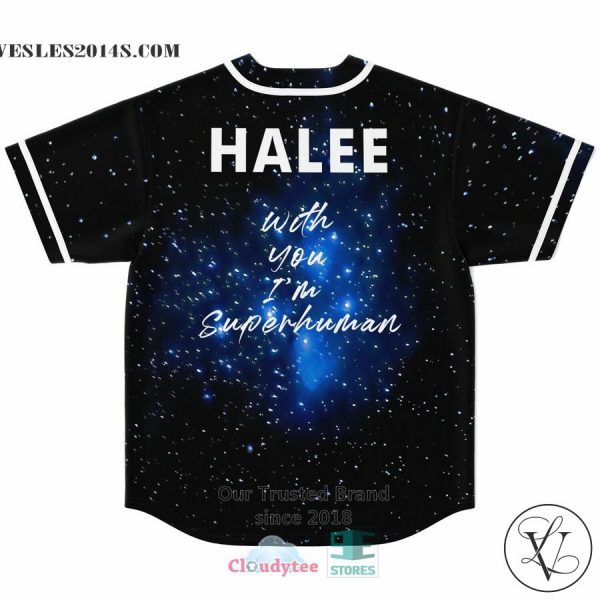 Halee With You I’m Superhuman Baseball Jersey