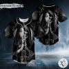 Half Prayer Grim Reaper Skull Baseball Jersey