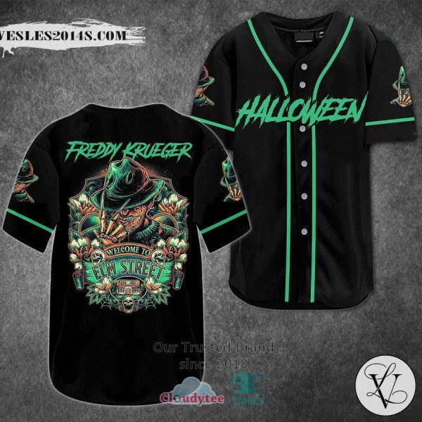 Halloween Freddy Krueger A Nightmare on Elm Street Baseball Jersey