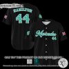 Hamilton Mercedes 44 Black Baseball Jersey