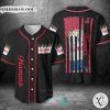 Hamm’s Beer United States Flag black Baseball Jersey